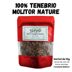 Testez les sachets de 10g 100% Tenebrio Molitor nature (pour 4 personnes si c'est une première fois) et découvrez une alimentation naturelle !