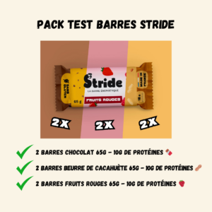 Pack test barres Stride