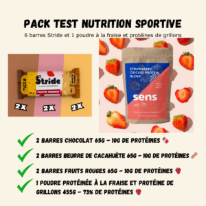 pack-test-nutrition-fraise ET BARRES STRIDE